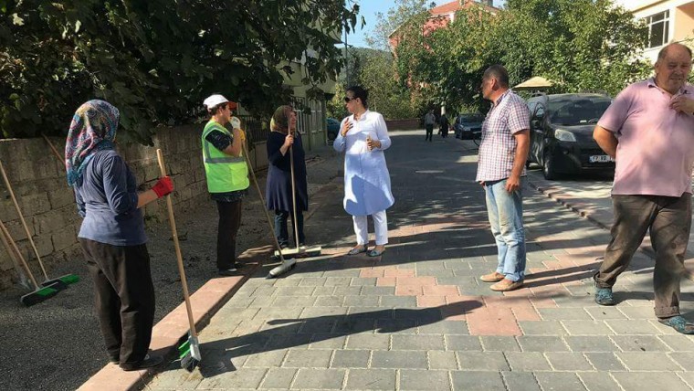 Güneş, Yol Yapımı Çalışmalarını Yerinde İnceledi.