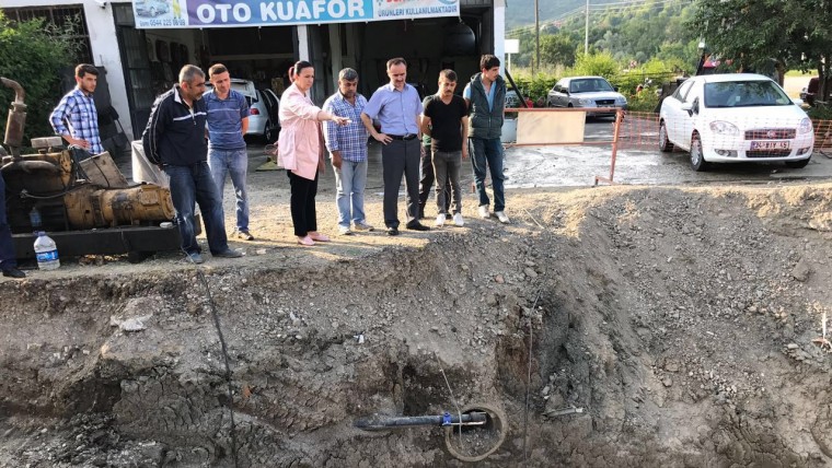 Beldemiz alt yapı inşaatı yenileme çalışmalarına başlandı