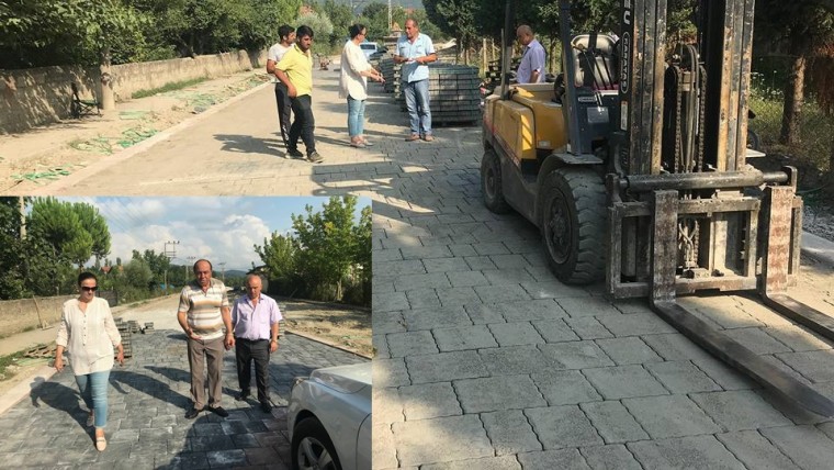 Güneş, Düğün Salonumuz Arkasındaki Yol Kaplama Çalışmalarımız Hızla Devam Ediyor.