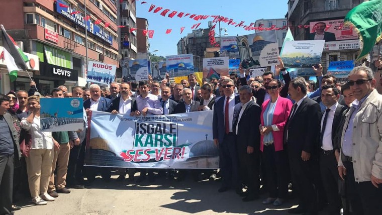 İsrail'in Katliamı Zonguldak'ta Protesto Edildi...