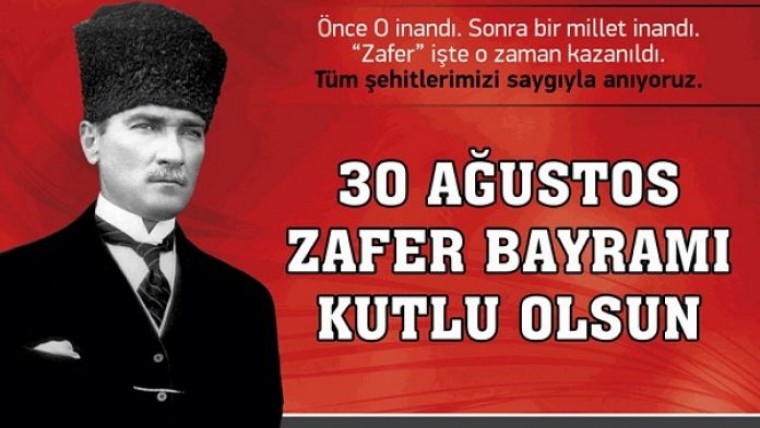 Başkan Güneş, 30 Ağustos Zafer Bayramı Dolayısıyla Bir Mesaj Yayınladı...