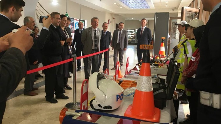 Güneş,Saltukova Gazi Ortaokulu'nun Düzenlemiş Olduğu Trafik Haftası Etkinlik Programına Katıldı
